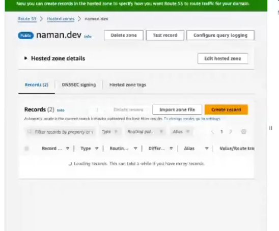 Route 53 Configuration