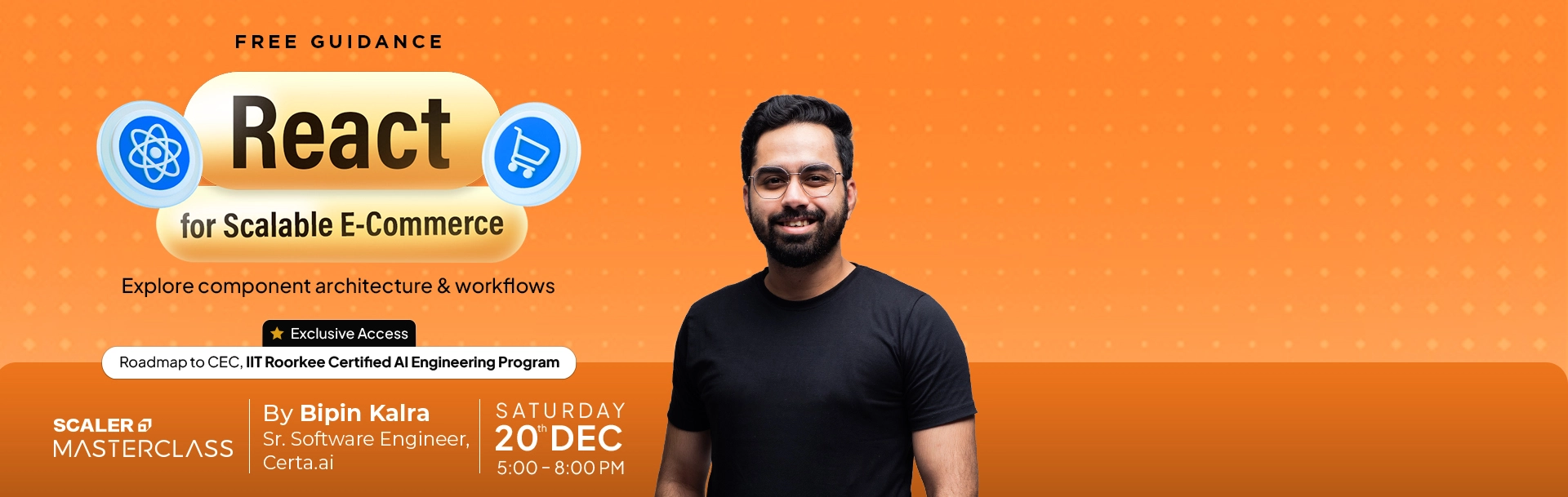 Build an E-Commerce platform using React