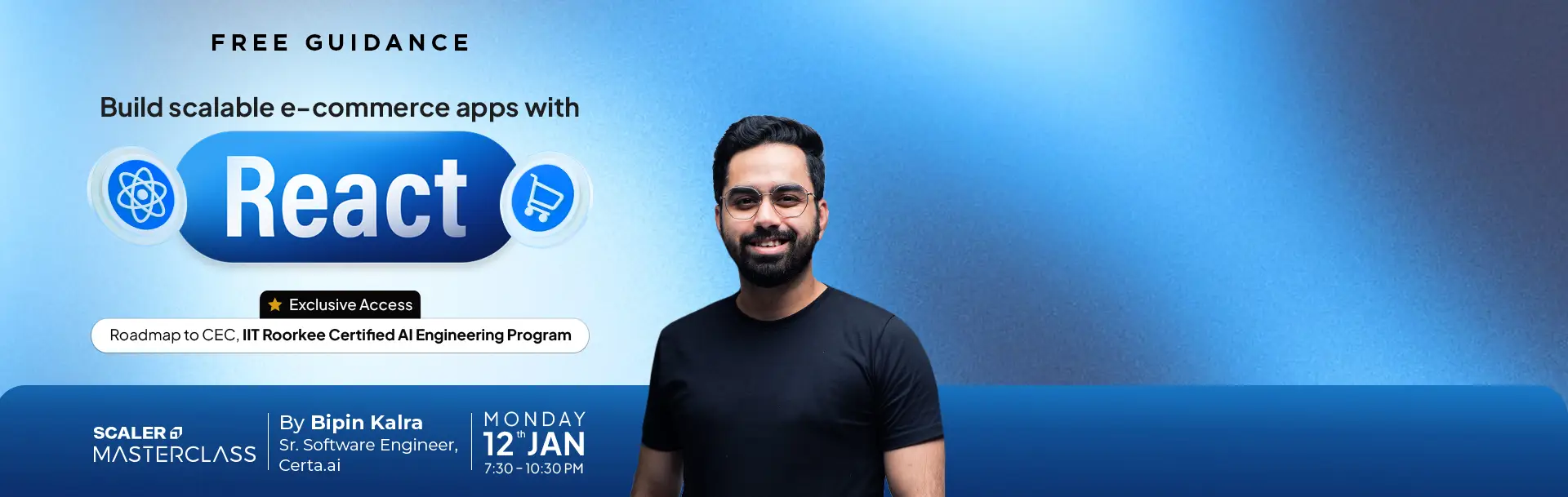 Build an E-Commerce platform using React