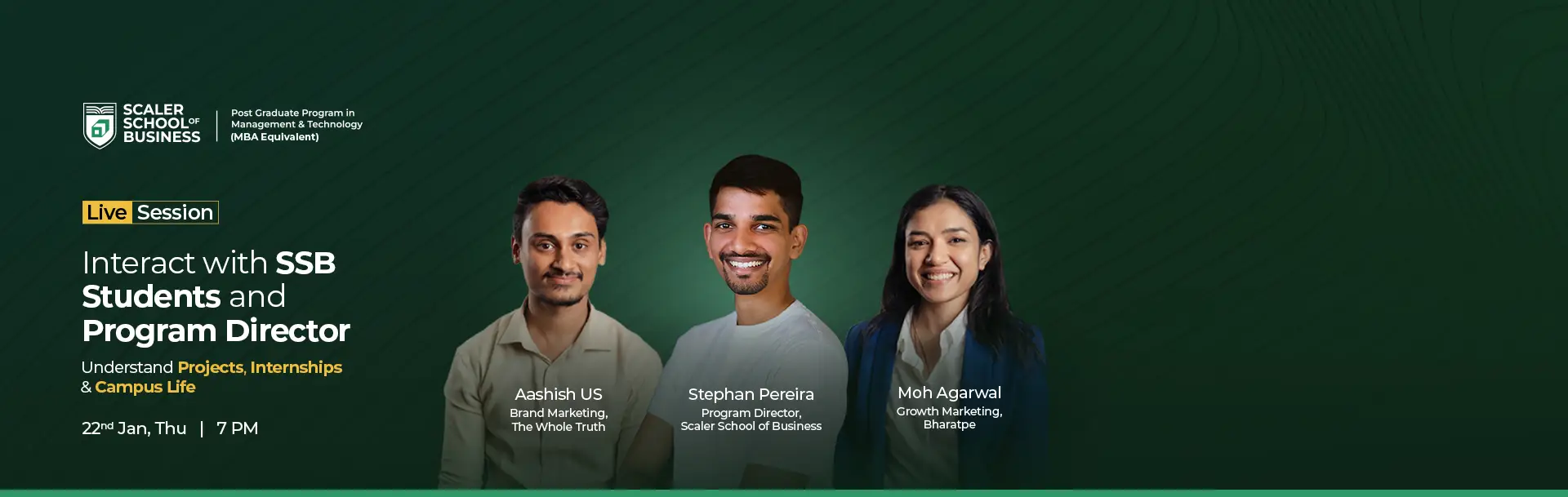 Info Session with Program Director and Students 