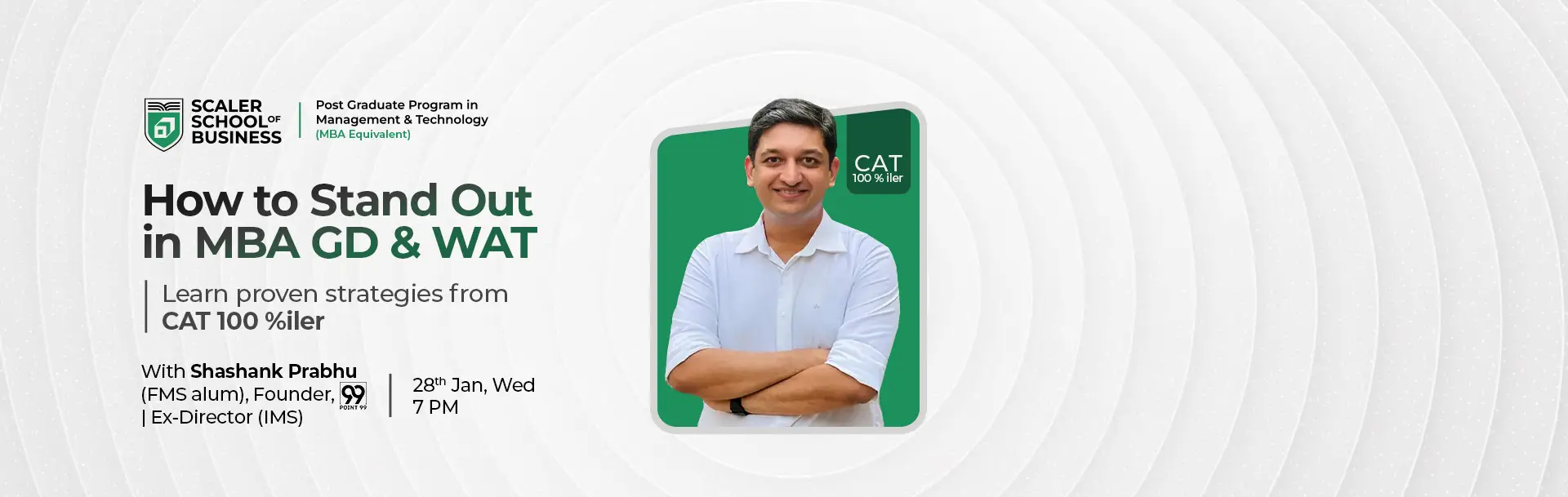 Ace your MBA GD & WAT with CAT 100%iler