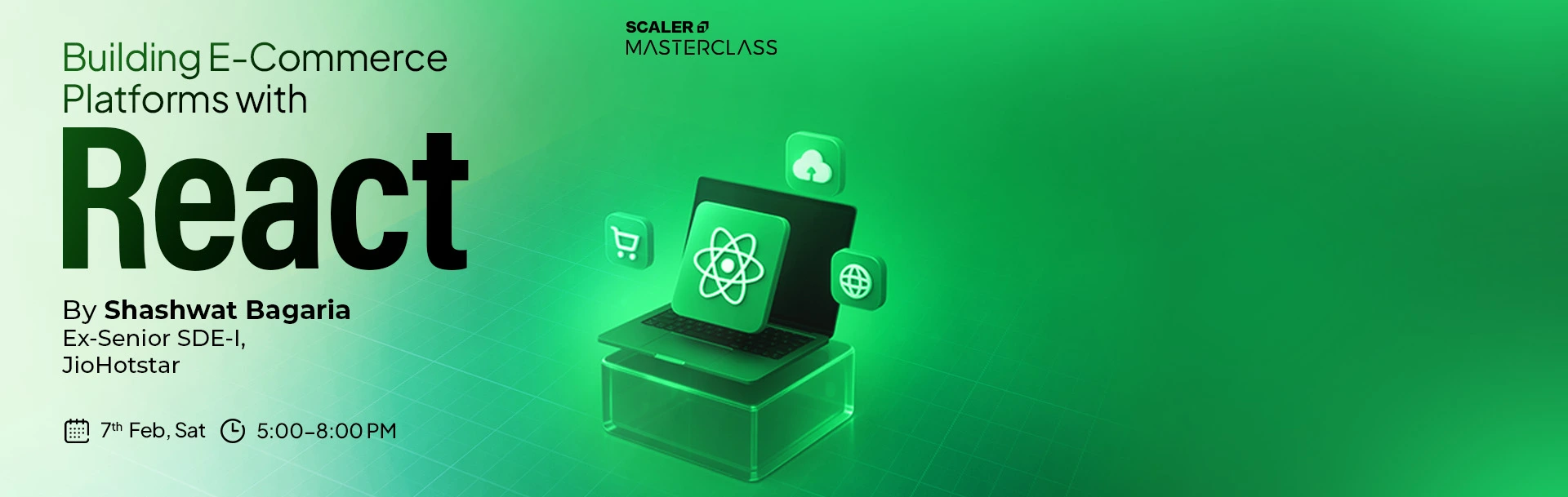 Build an E-Commerce platform using React