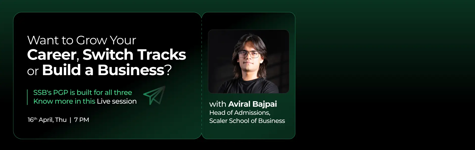 Want to Grow Your Career, Switch Tracks or Build a Business?