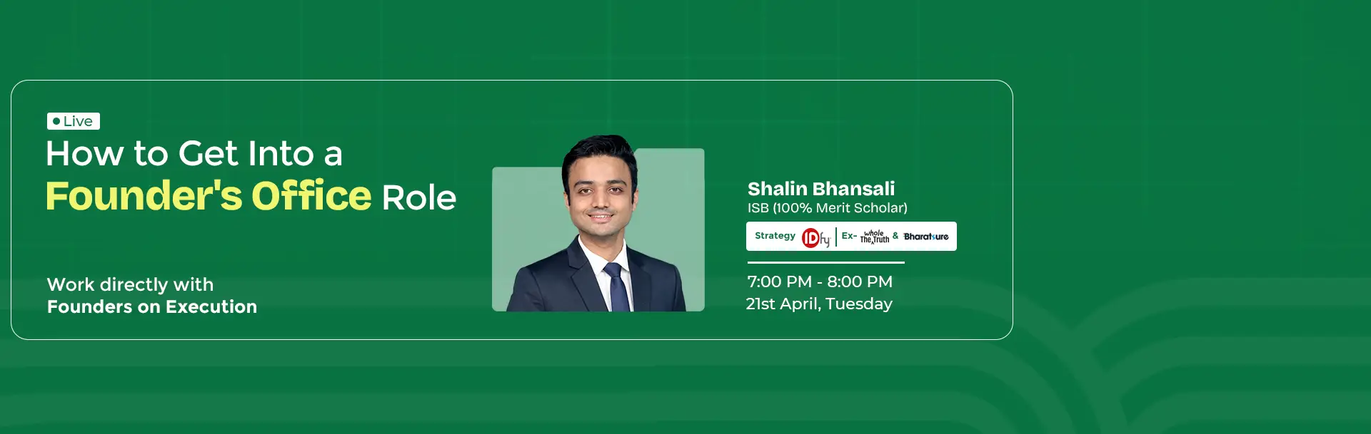 How to Get Into a Founder's Office Role after MBA