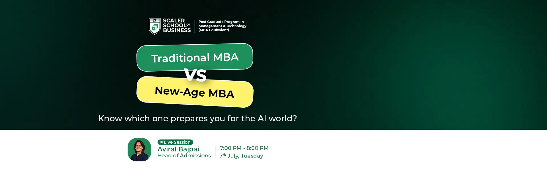 Traditional MBA vs New-Age MBA