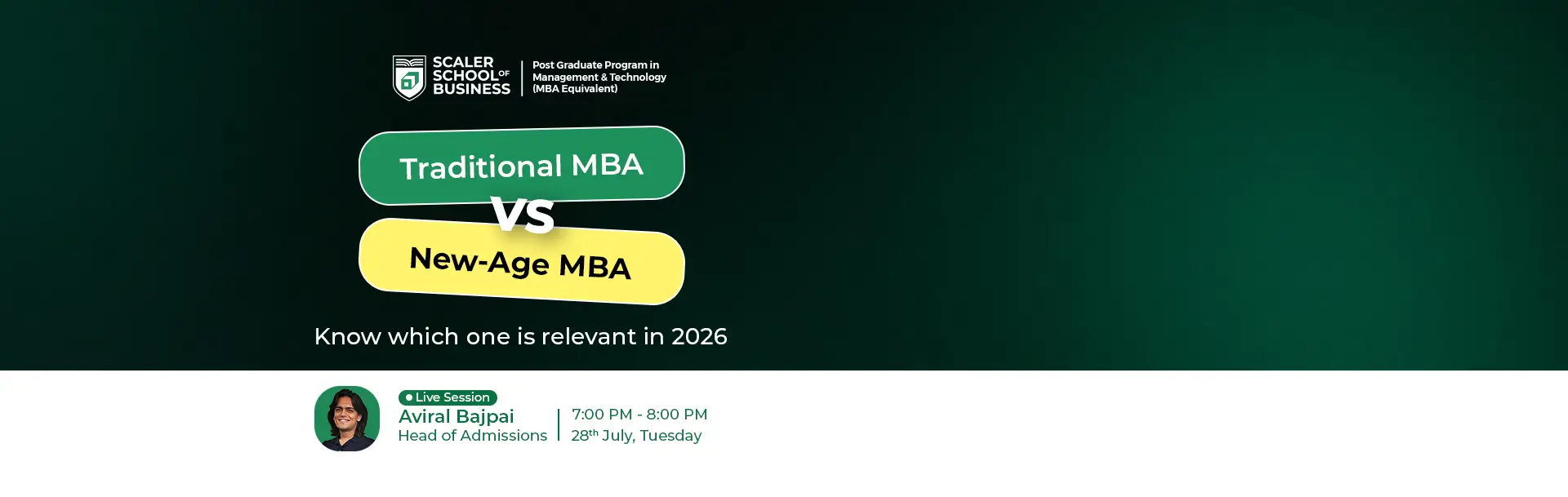 Traditional MBA vs New-Age MBA